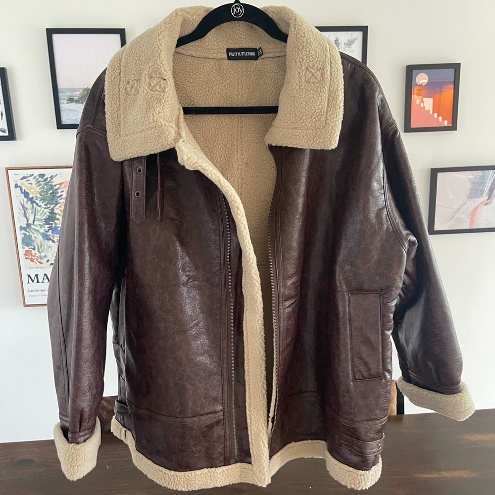 PRETTYLITTLETHING Faux Leather Jacket